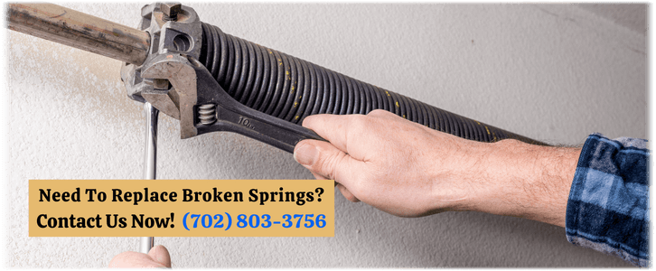 Broken Garage Door Spring Repair Las Vegas (702) 803-3756